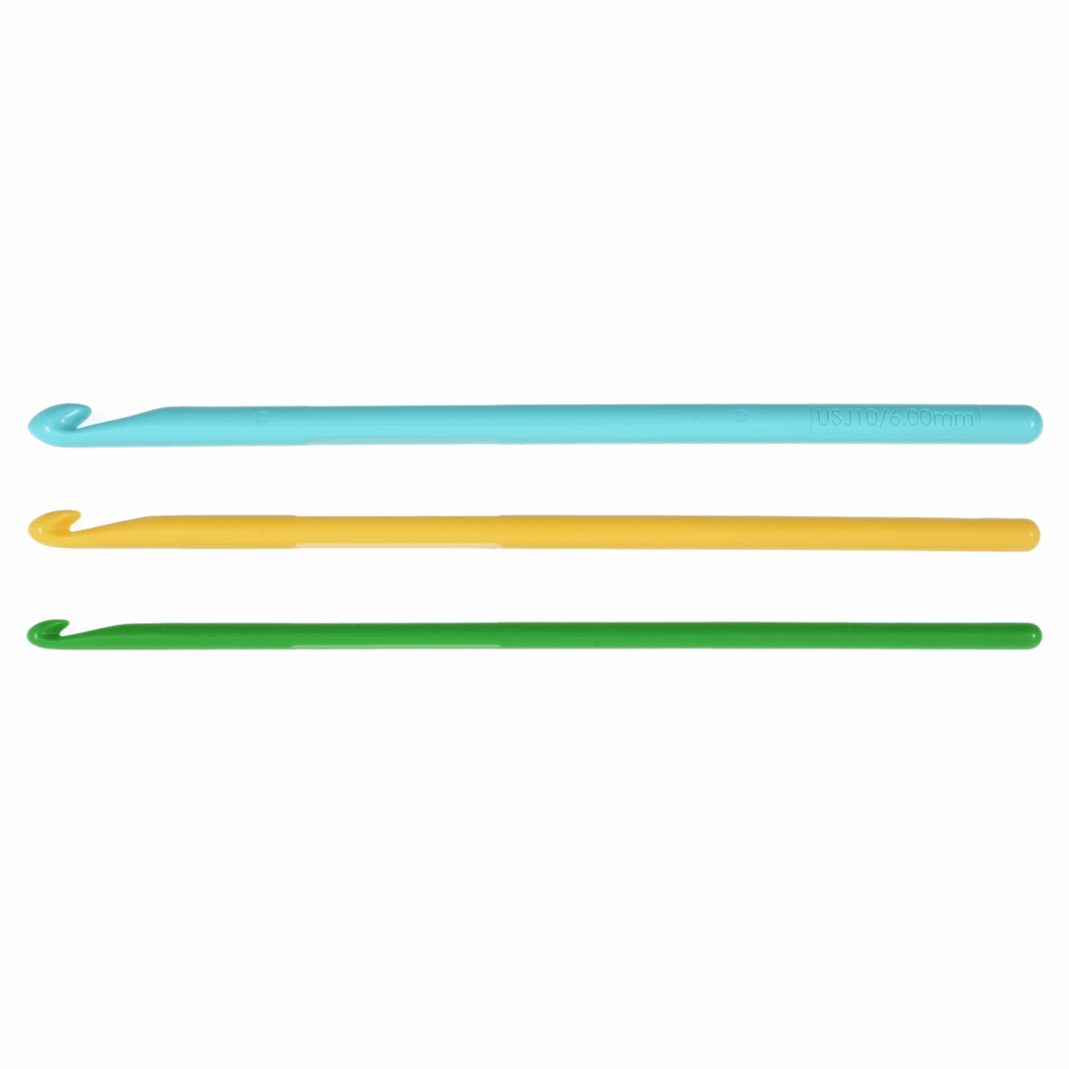 PONY Vibrant Crochet Hook Set - 3 x Assorted Sizes