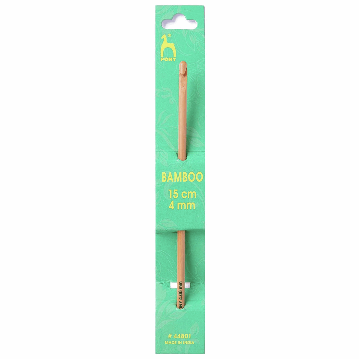 PONY Bamboo Crochet Hook - 15cm x 4mm