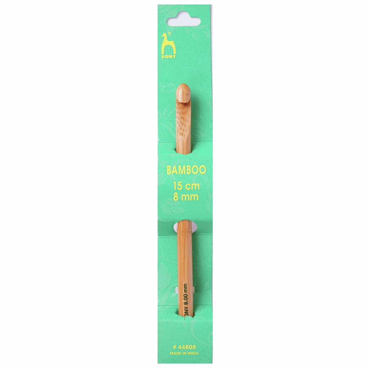 PONY Bamboo Crochet Hook - 15cm x 8mm