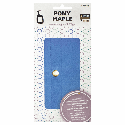 PONY Maple Interchangeable Circular Knitting Pins Set - 5-7mm