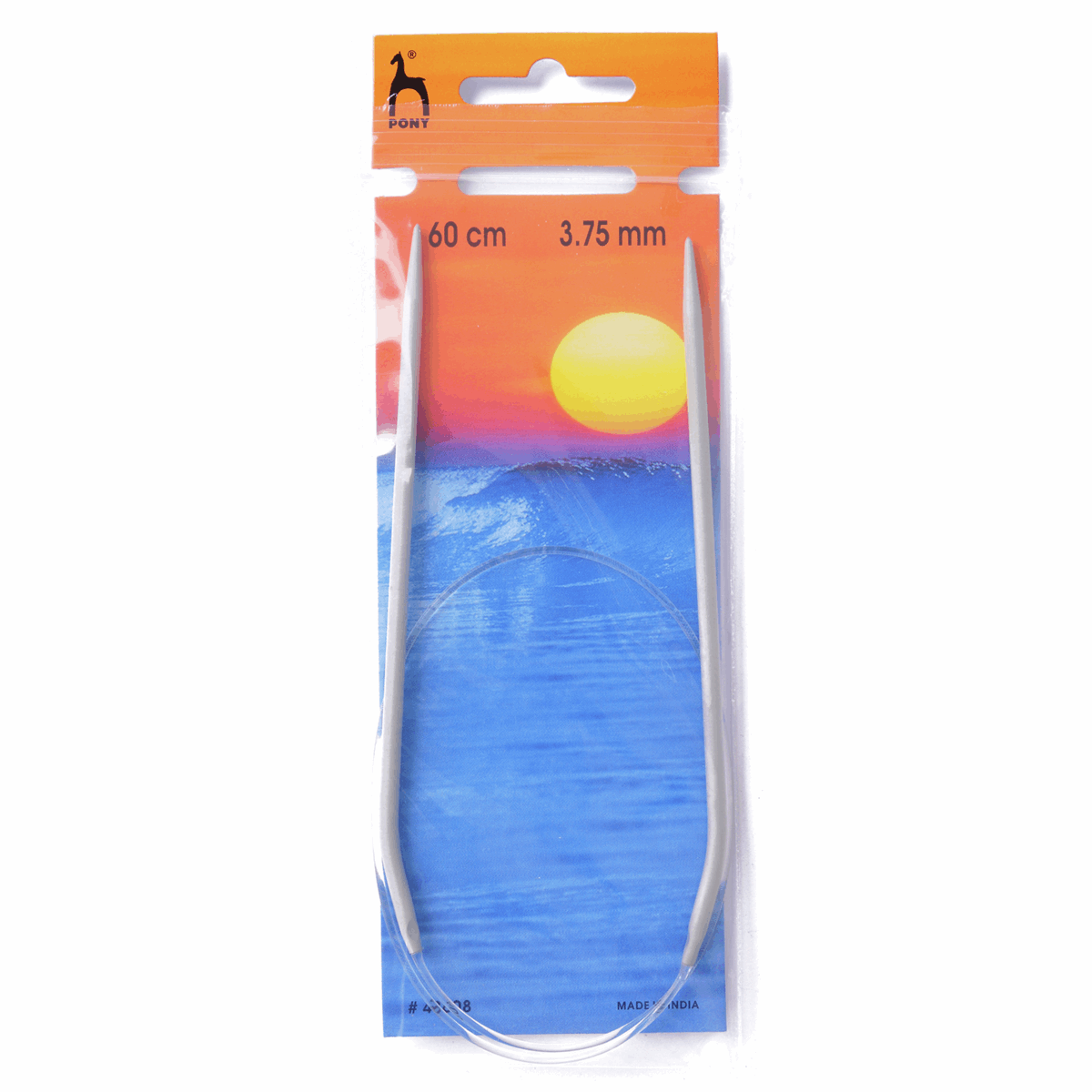 PONY Classic Circular Fixed Knitting Pins - 60cm x 3.75mm