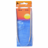 PONY Classic Circular Fixed Knitting Pins - 80cm x 5.00mm