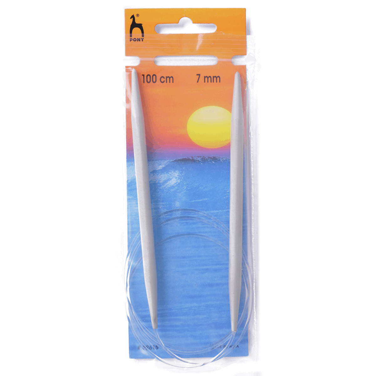 PONY Classic Circular Fixed Knitting Pins - 100cm x 7.00mm