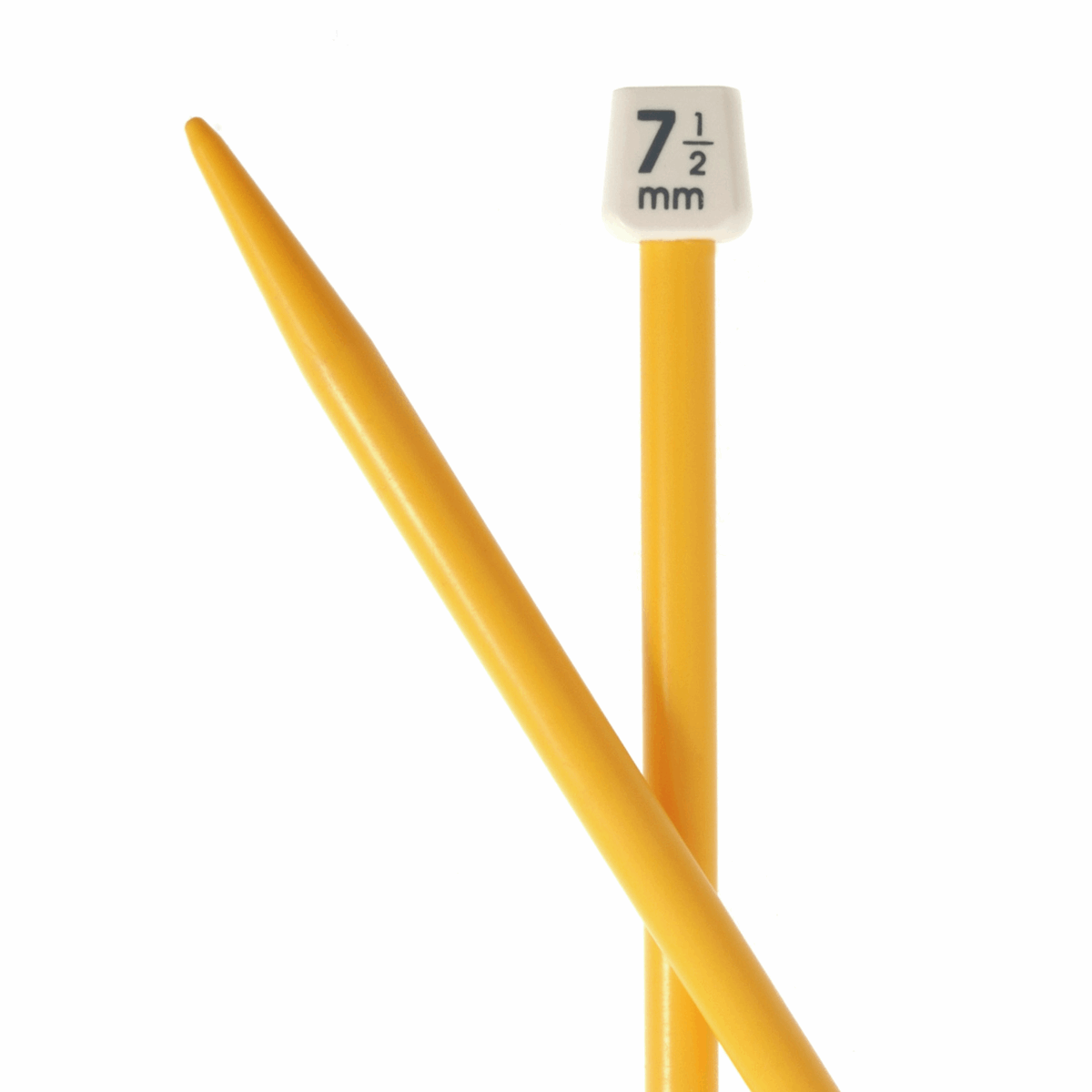 PONY Single-Ended Coloured Plastic Knitting Pins - 30cm x 7.50mm