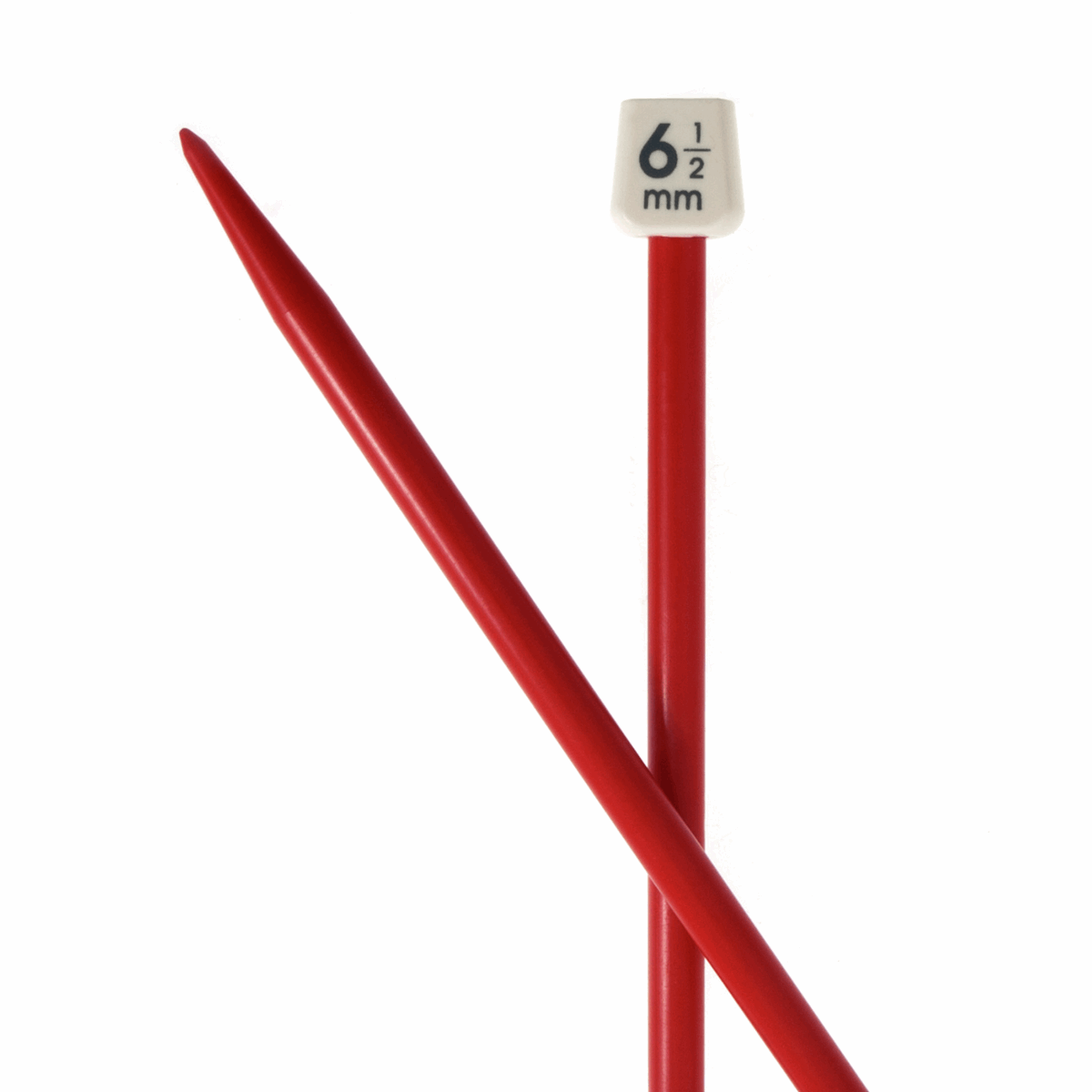 PONY Single-Ended Coloured Plastic Knitting Pins - 35cm x 6.50mm