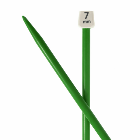 PONY Single-Ended Coloured Plastic Knitting Pins - 35cm x 7.00mm