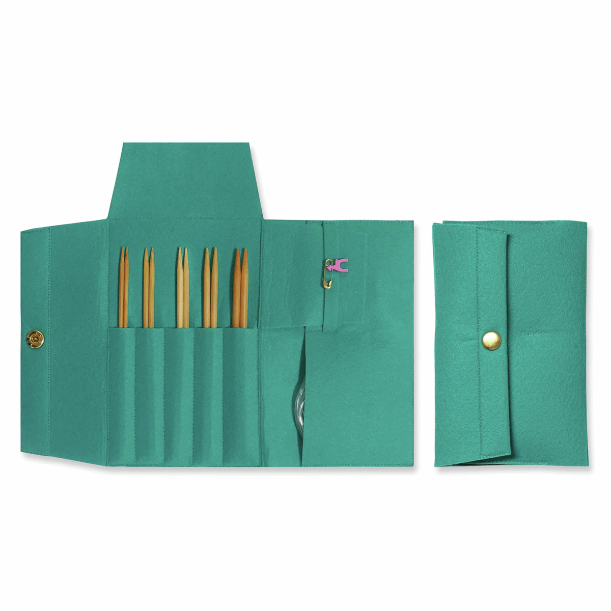 PONY Bamboo Interchangeable Circular Knitting Pins Set - 3-5mm