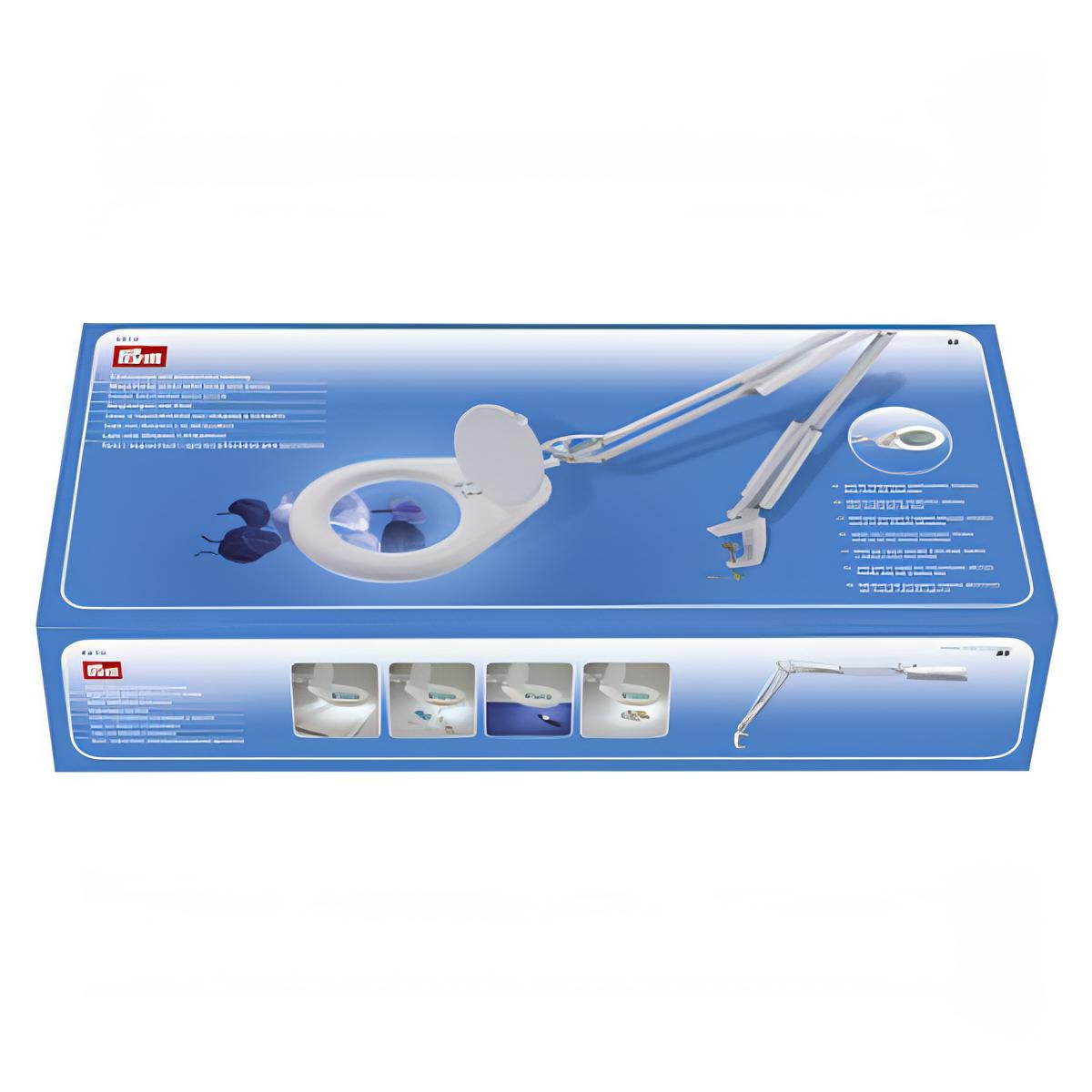 Prym Magnifying Glass with Lamp and Clamp