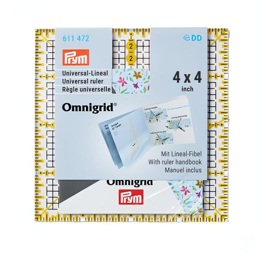 Prym Omnigrid Universal Ruler - 4 x 4 inch