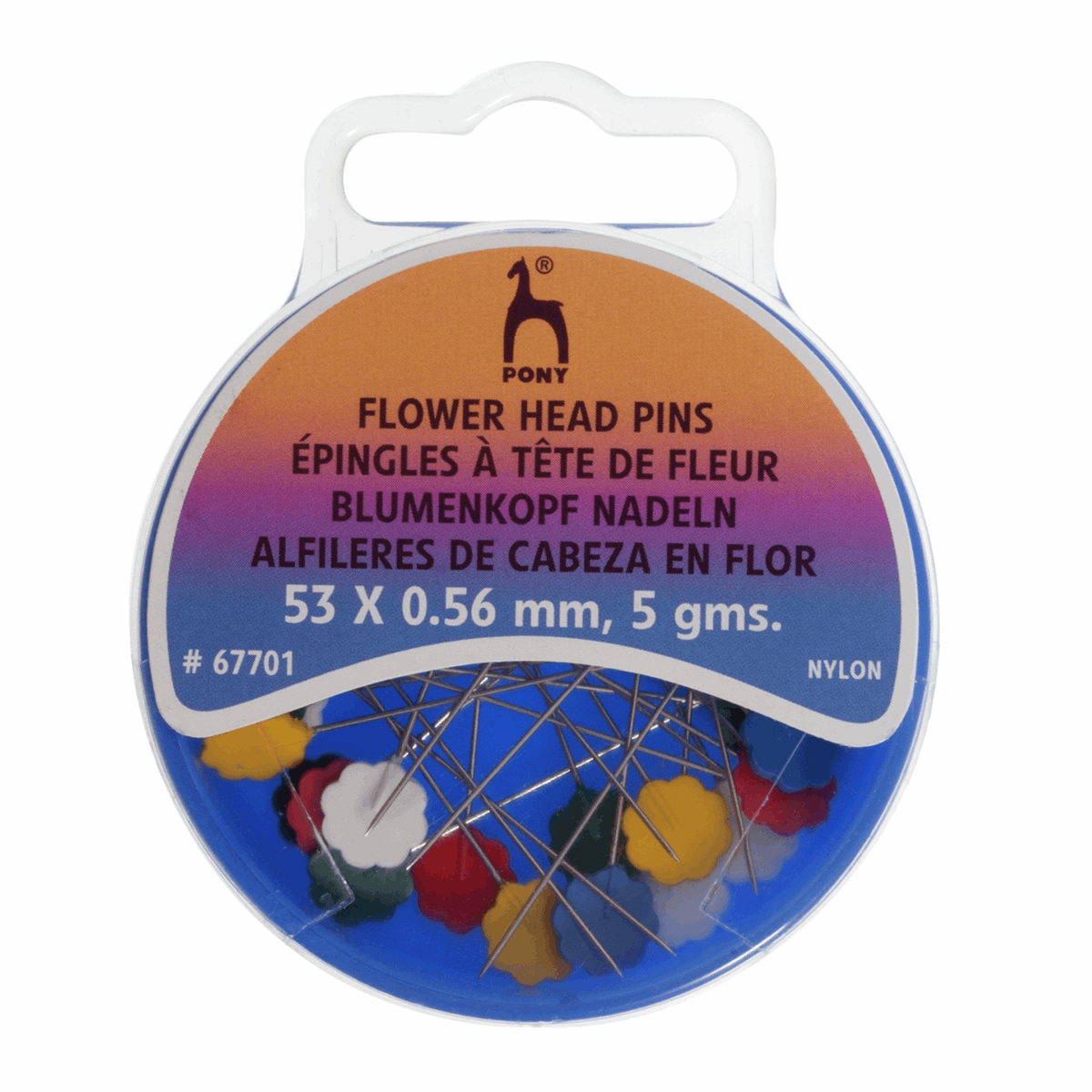 PONY Flower Head Pins