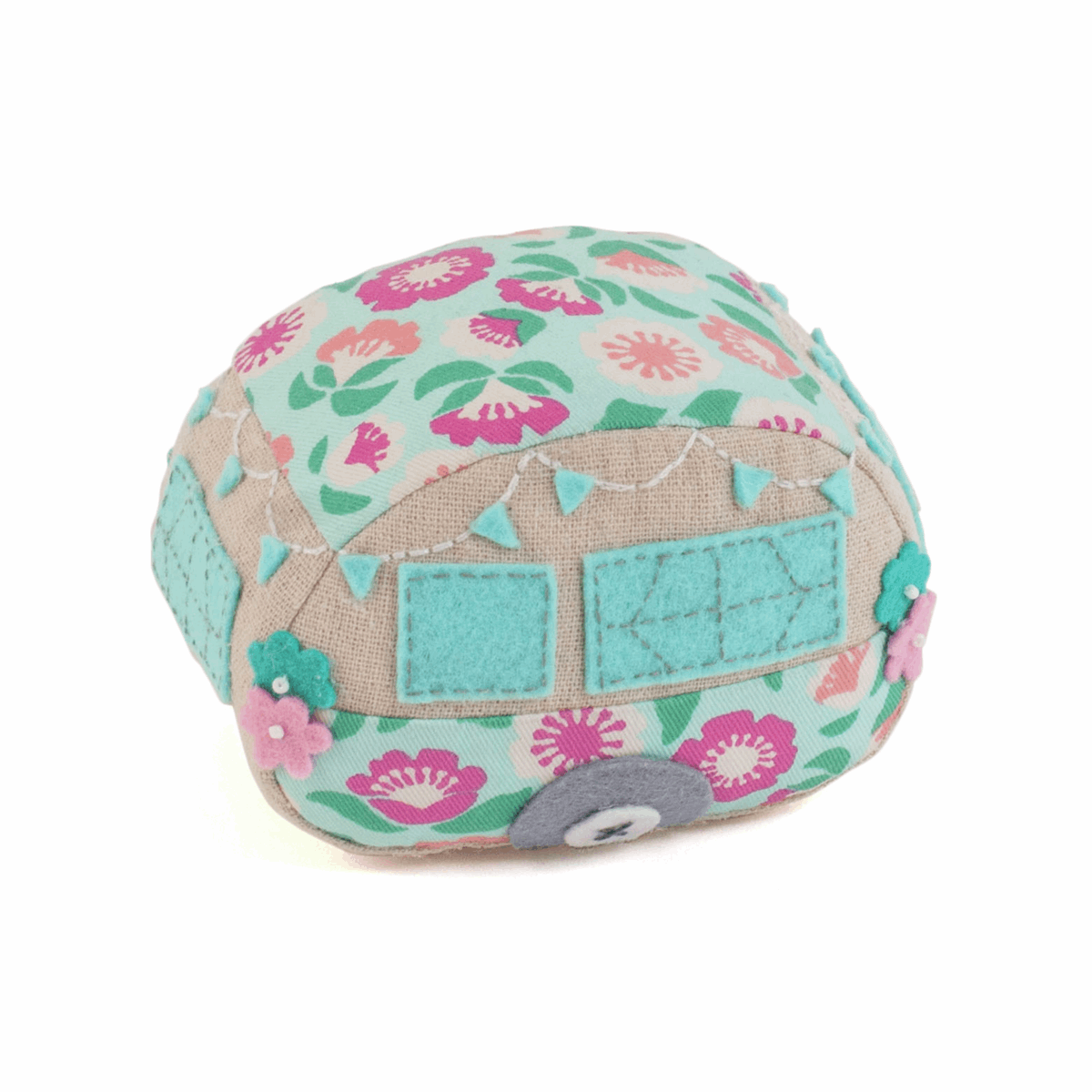 Caravan Appliqué Pincushion