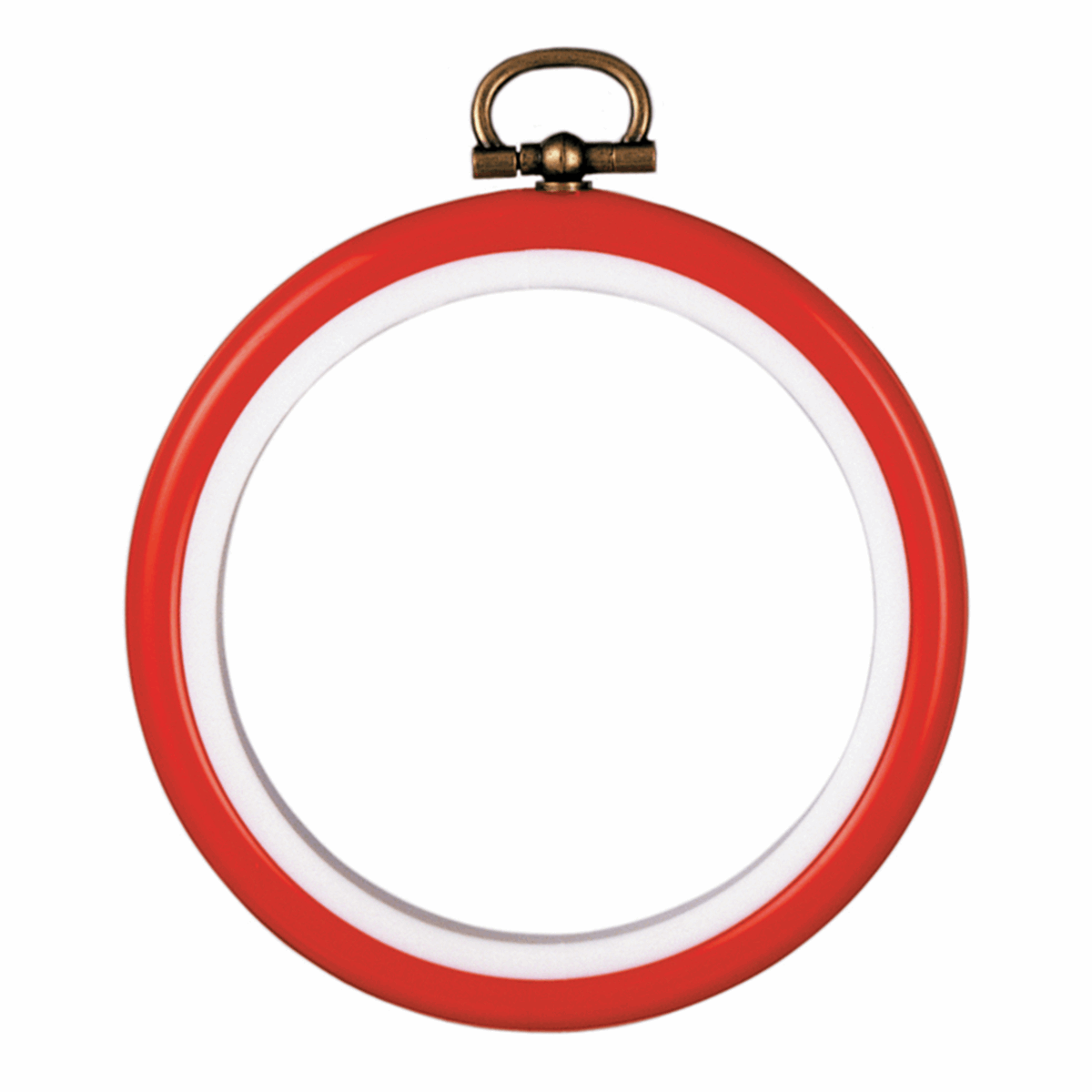 Vervaco Red Circular Frame - 7.5cm Diameter