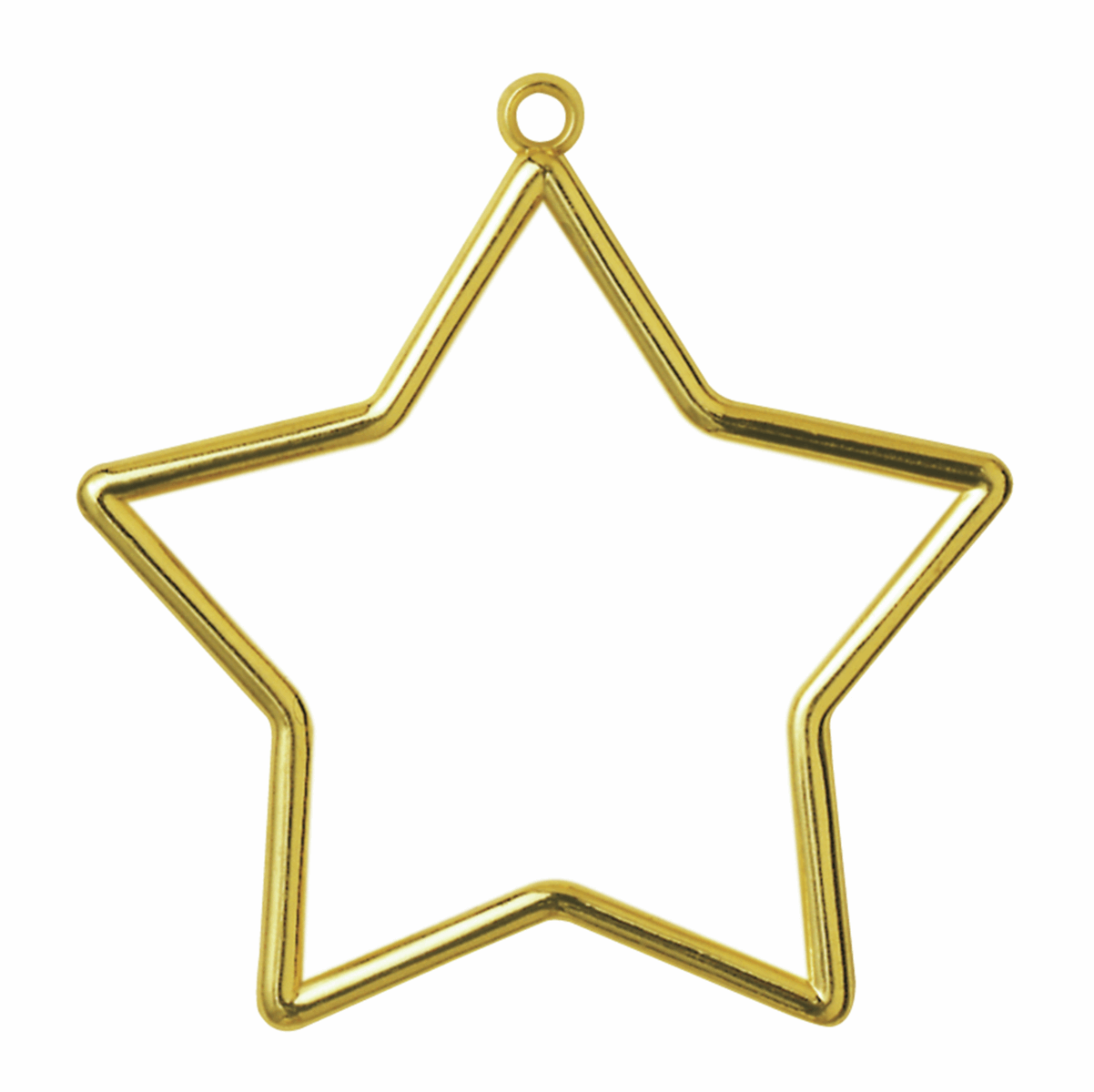 Vervaco Gold Star Shaped Frame - 9 x 7cm