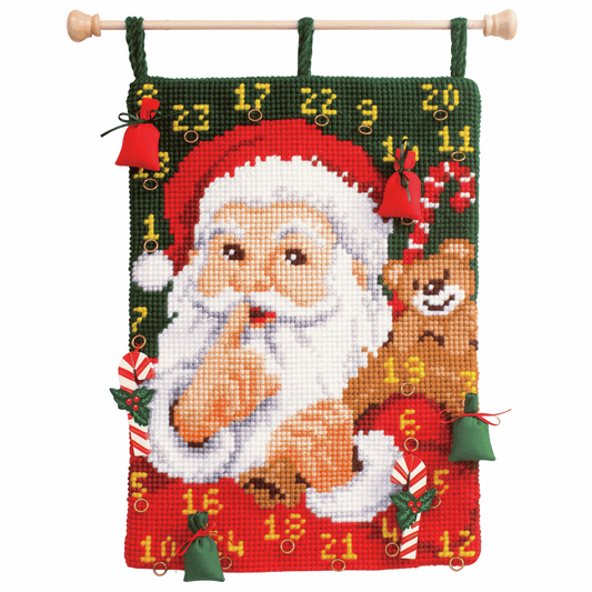 Cross Stitch Santa Advent Calendar