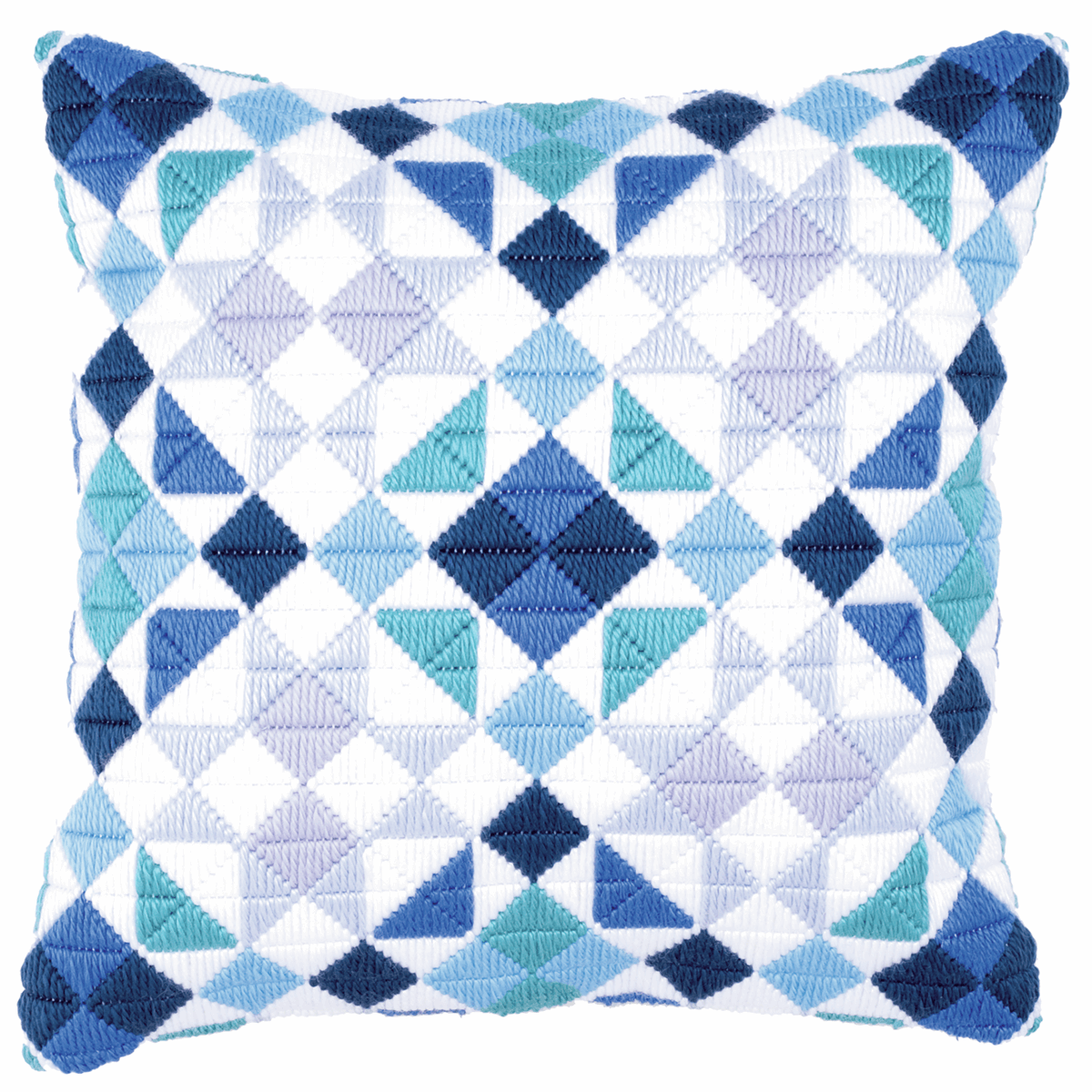 Vervaco Long Stitch Cushion Kit - Triangles