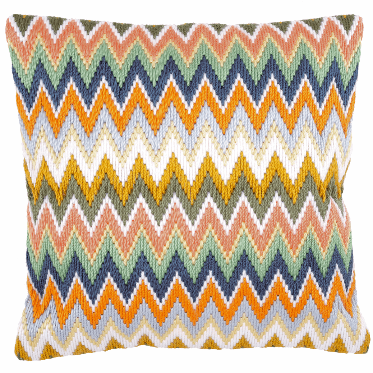Vervaco Long Stitch Cushion Kit - Zigzag