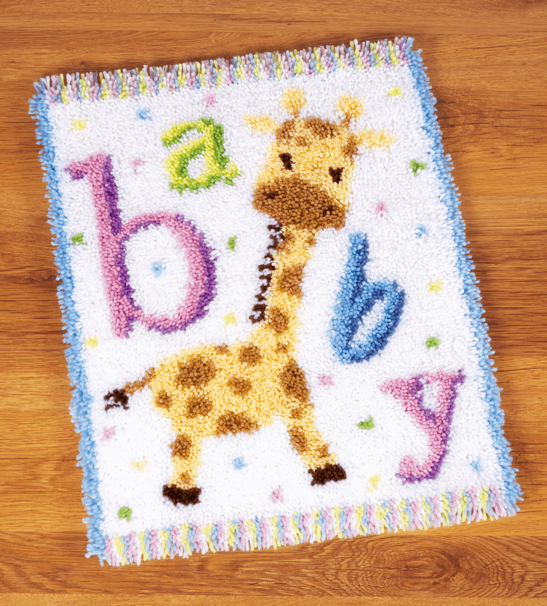 Latch Hook Rug Kit - Baby Giraffe II