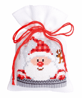 Counted Cross Stitch Pot-Pourri Bag Kit - Xmas Buddies (set of 3)