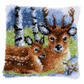 Latch Hook Cushion Kit - Deer in the Snow