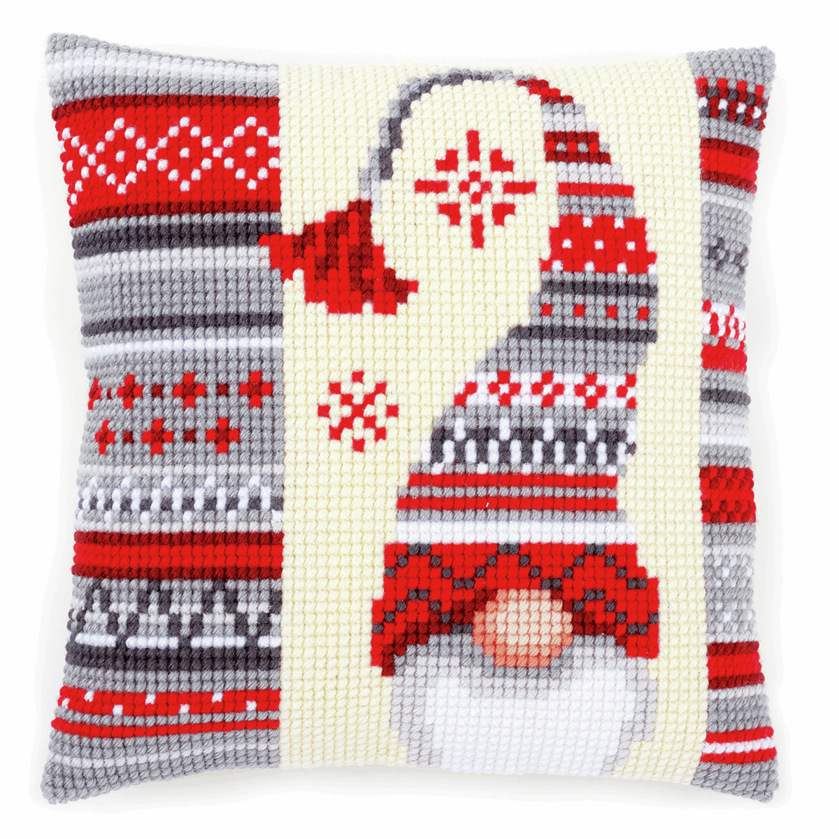 Cross Stitch Cushion Kit - Christmas Elf 2