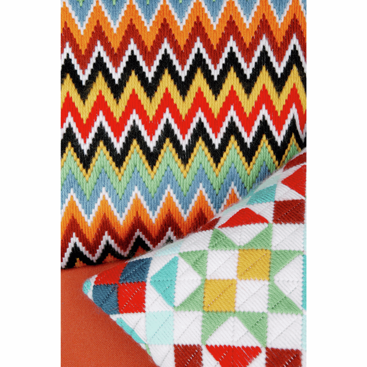 Vervaco Long Stitch Cushion Kit - Zigzag Lines
