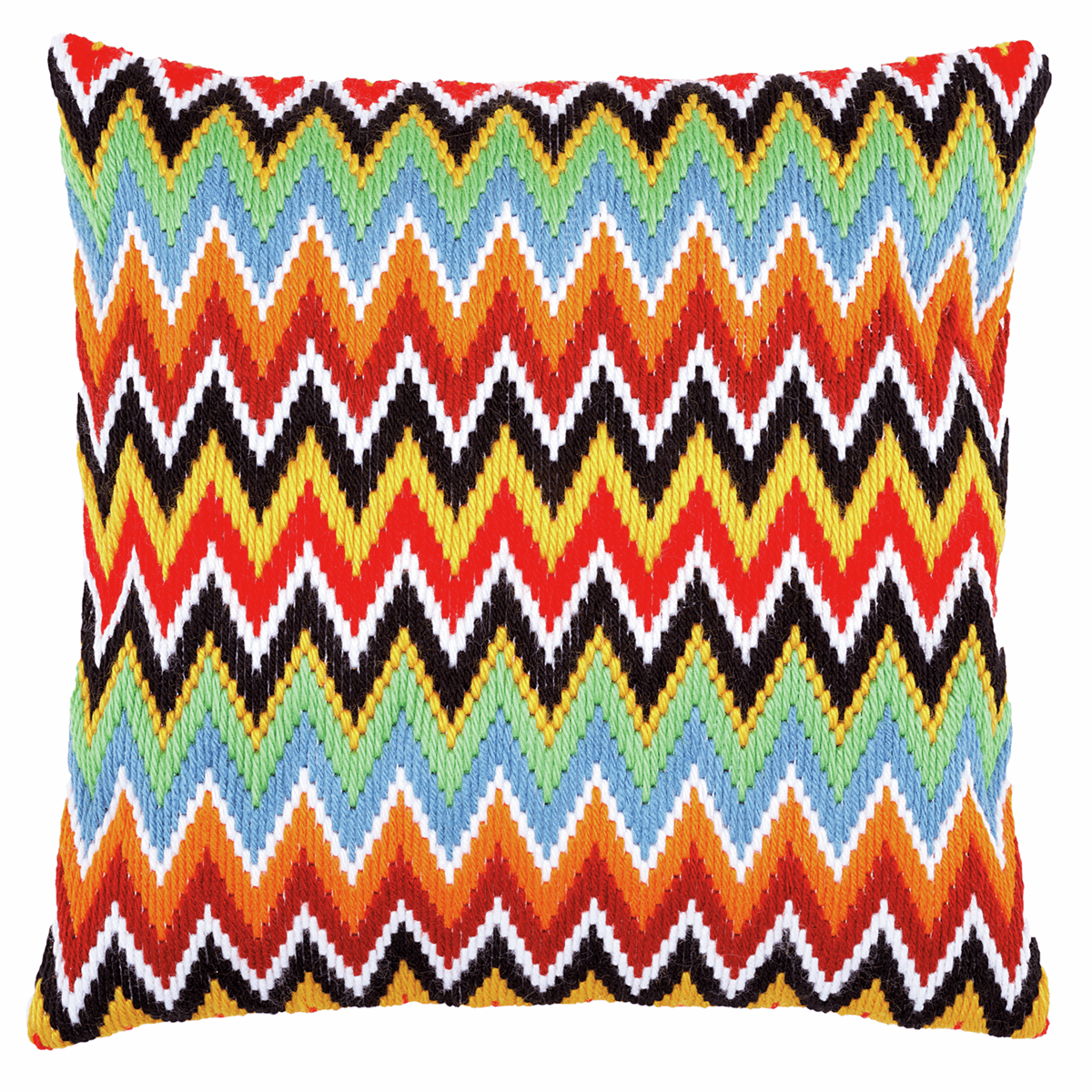 Vervaco Long Stitch Cushion Kit - Zigzag Lines