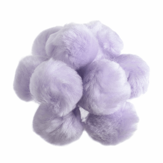 Trimits Lavender Pom Poms - 50mm (Pack of 25)