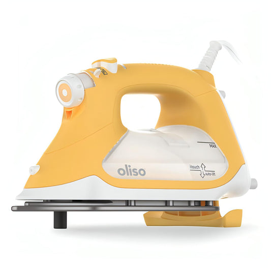 Oliso ProPlus Auto-lift Smart Iron TG1600 pro plus ** new model now with FREE MINI pressing board exclusive to Singer Outlet ** - For general ironing, plus features for quilters and sewists