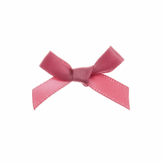 Colonial Rose Mini Satin Bow - 3mm (Pack of 100)