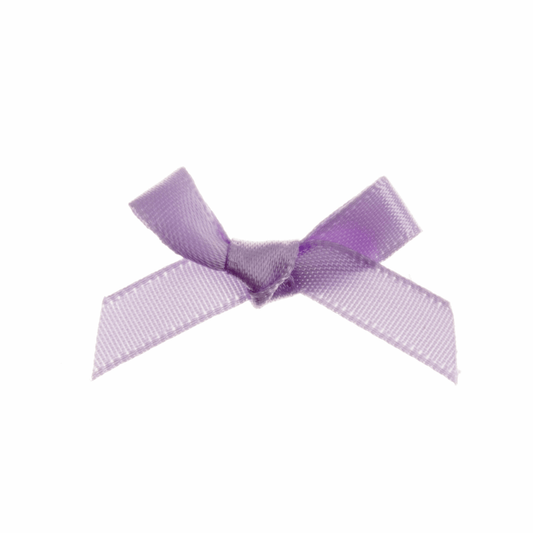 Lilac Mini Satin Bow - 3mm (Pack of 100)