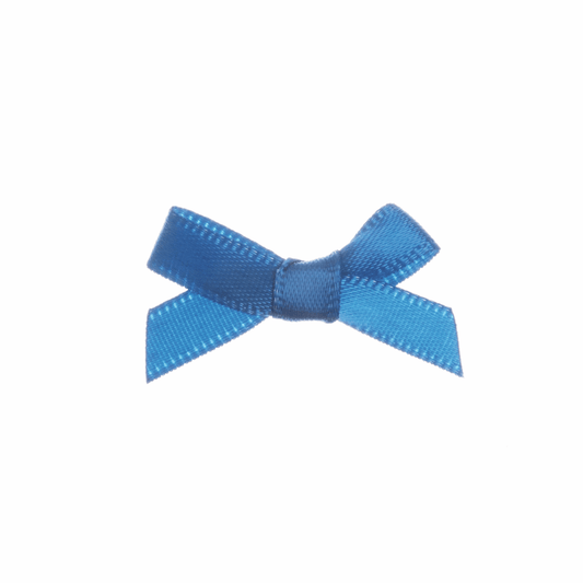 Royal Blue Satin Craft Bow - 7mm (Pack of 100)