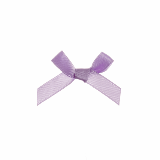 Lilac Satin Craft Bow - 7mm (Pack of 100)