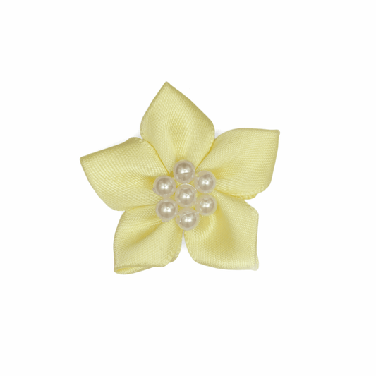 Baby Maize Satin Star with Pearls (Pack of 20)