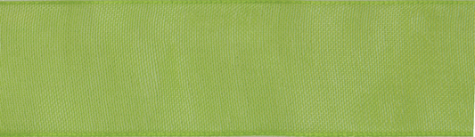 Lime Organdie Ribbon - 6m x 12mm