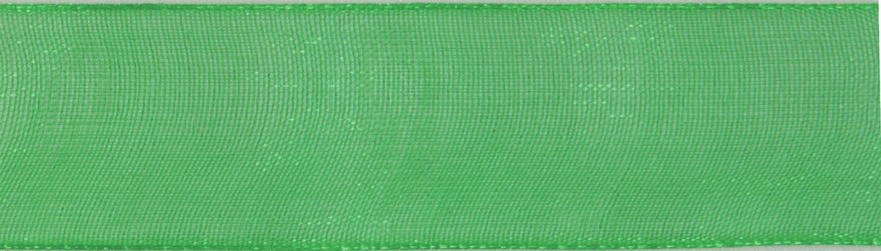 Australian Green Organdie Ribbon - 6m x 12mm