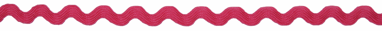 Hot Pink Ric Rac Ribbon - 4m x 6mm