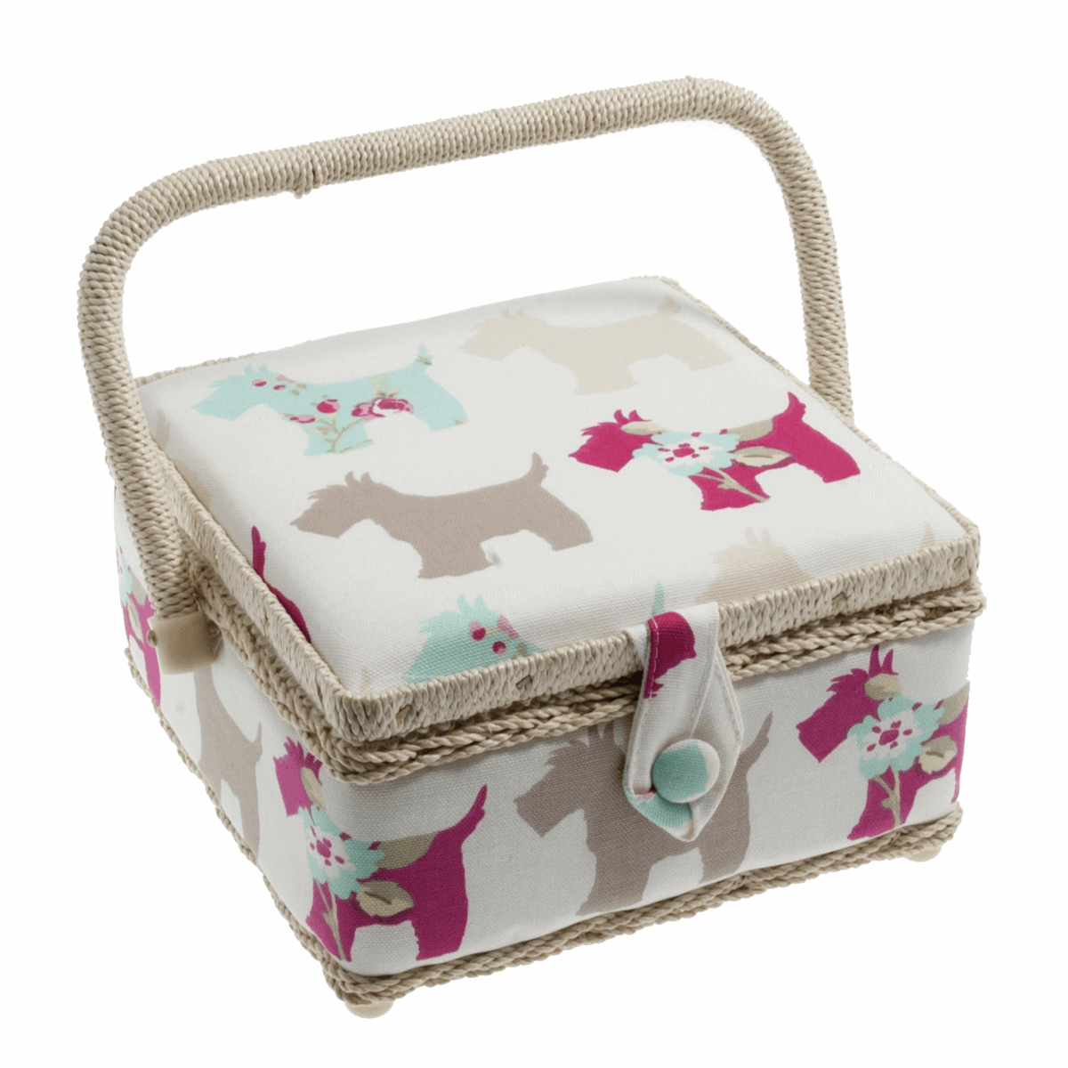 Scottie Dog Sewing Box - Small