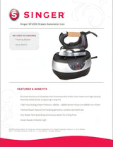 Singer SP1000 Steam Generator Iron - Ex Display