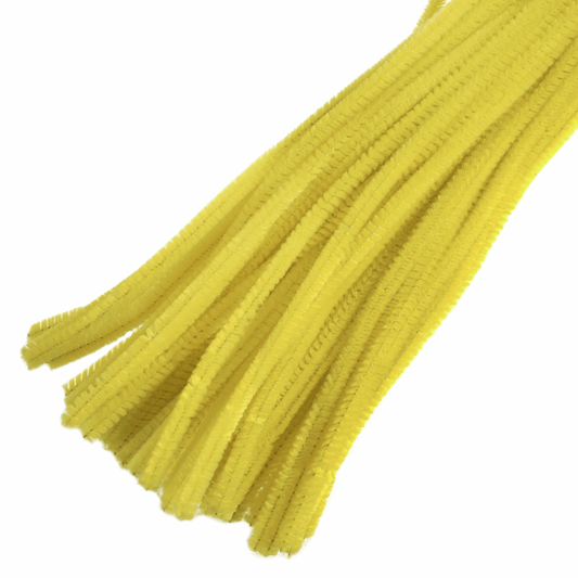 Trimits Yellow Chenilles - 30cm x 6mm (Pack of 100)