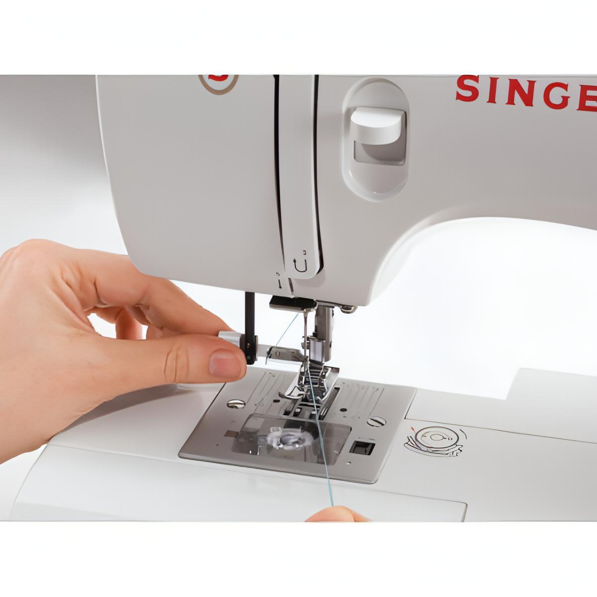 Singer Talent 3321 - lightweight and strong machine * with Denim needle pack * - Auto Threader, Drop in Bobbin, Overlocking and Stretch stitches