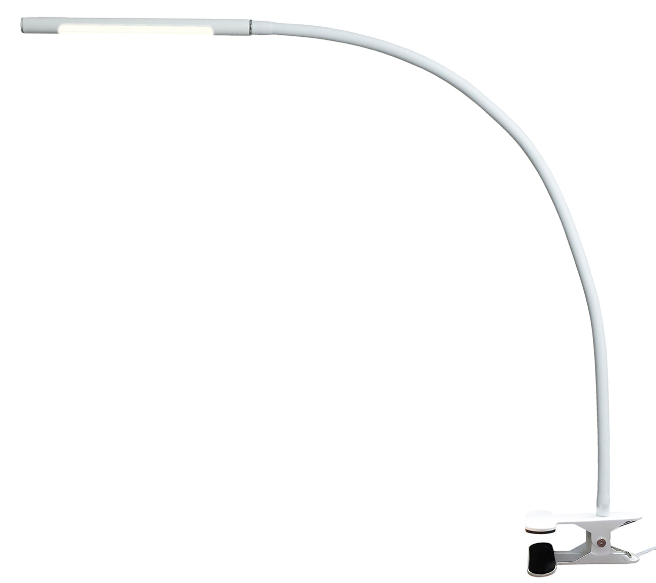 Native Lighting - White Slim Lamp Flex (aluminium gooseneck, desk clamp, USB powered)