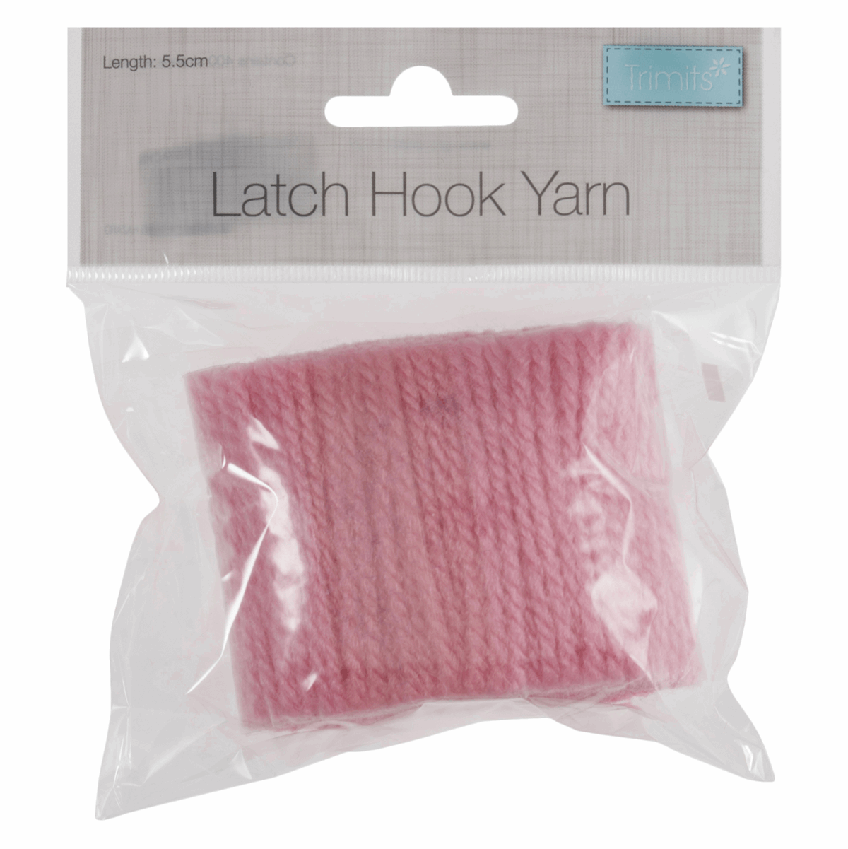 Latch Hook Yarn 5.5cm - Baby Pink