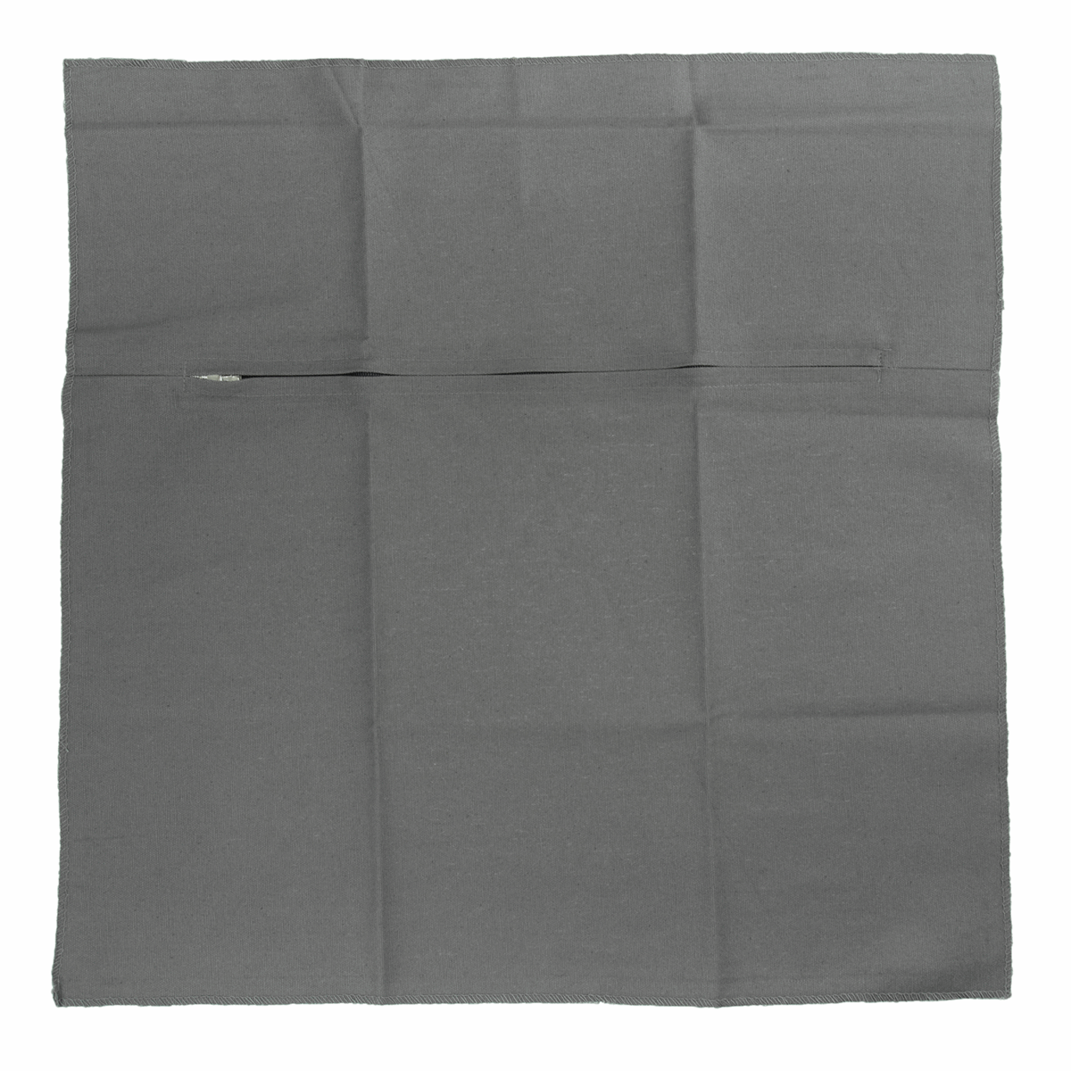 Trimits Grey Cushion Back with Zipper - 45 x 45cm (18 x 18in)