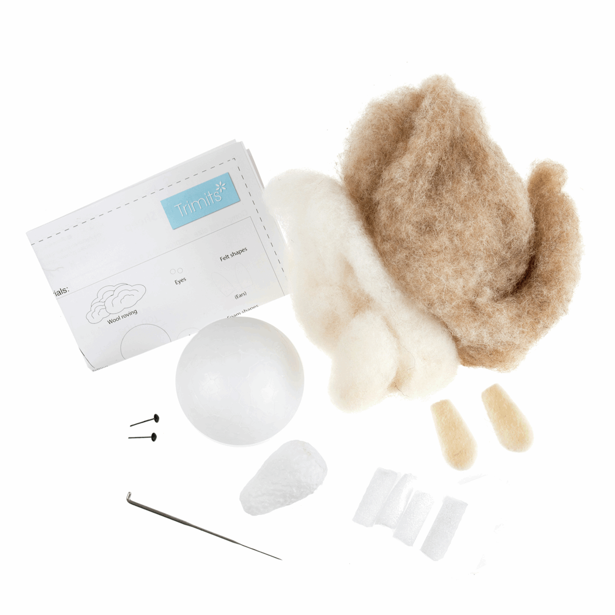 Needle Felting Kit: Sheep