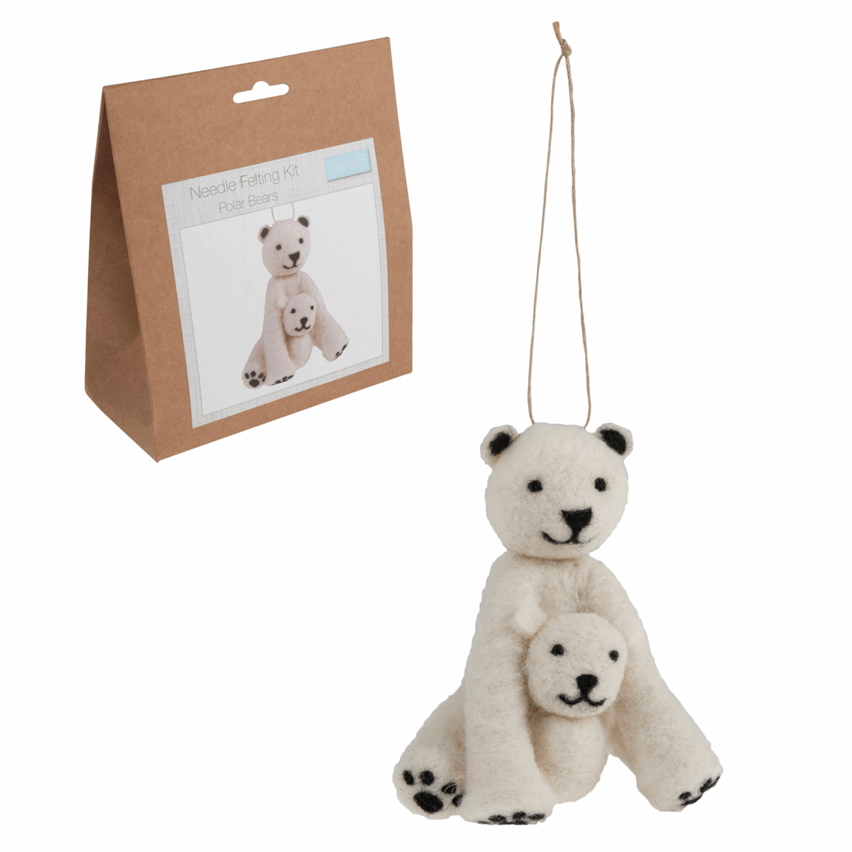 Trimits Needle Felting Kit - Polar Bear