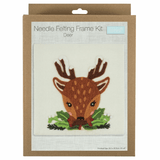 Trimits Needle Felting Kit with Frame - Deer