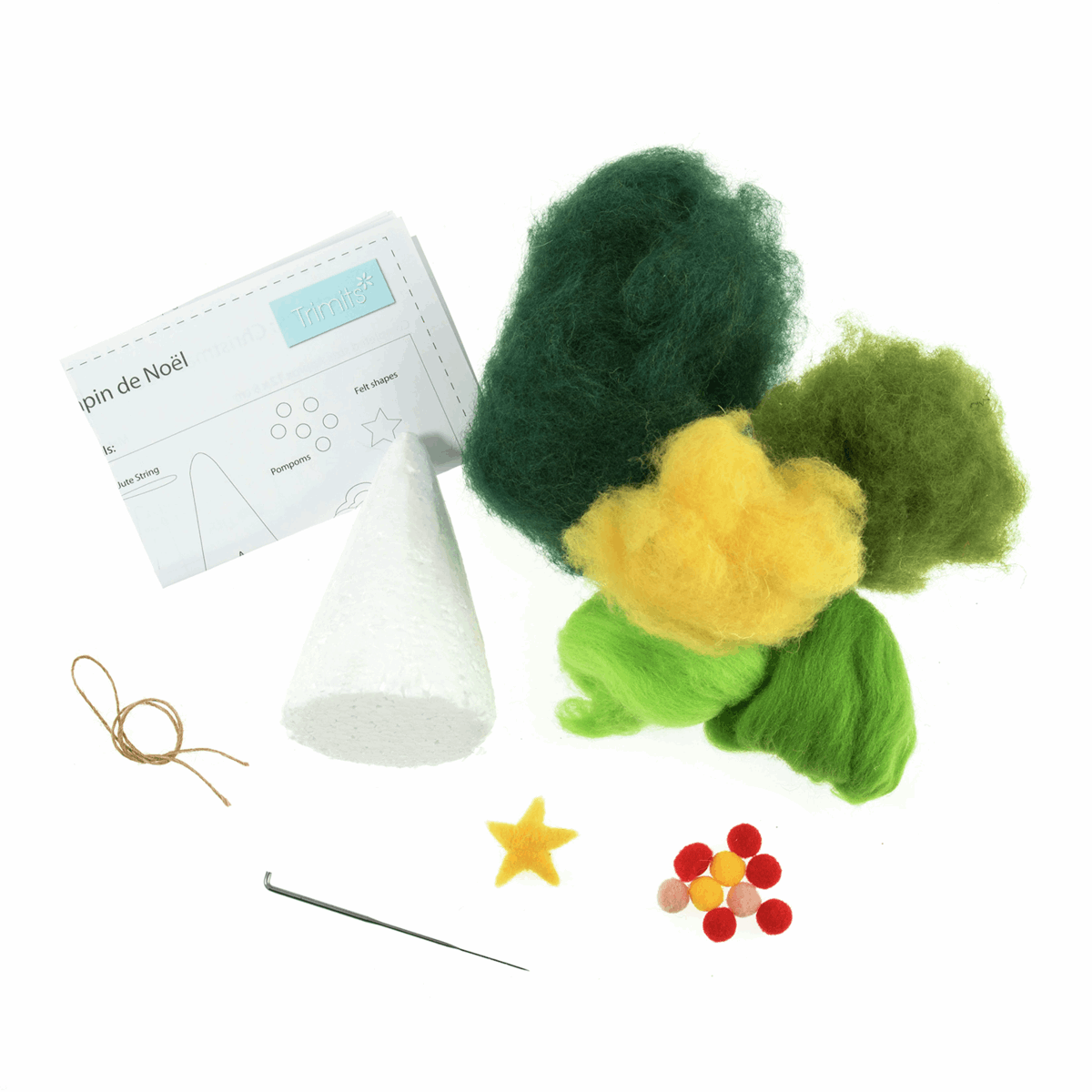 Trimits Needle Felting Kit - Christmas Tree