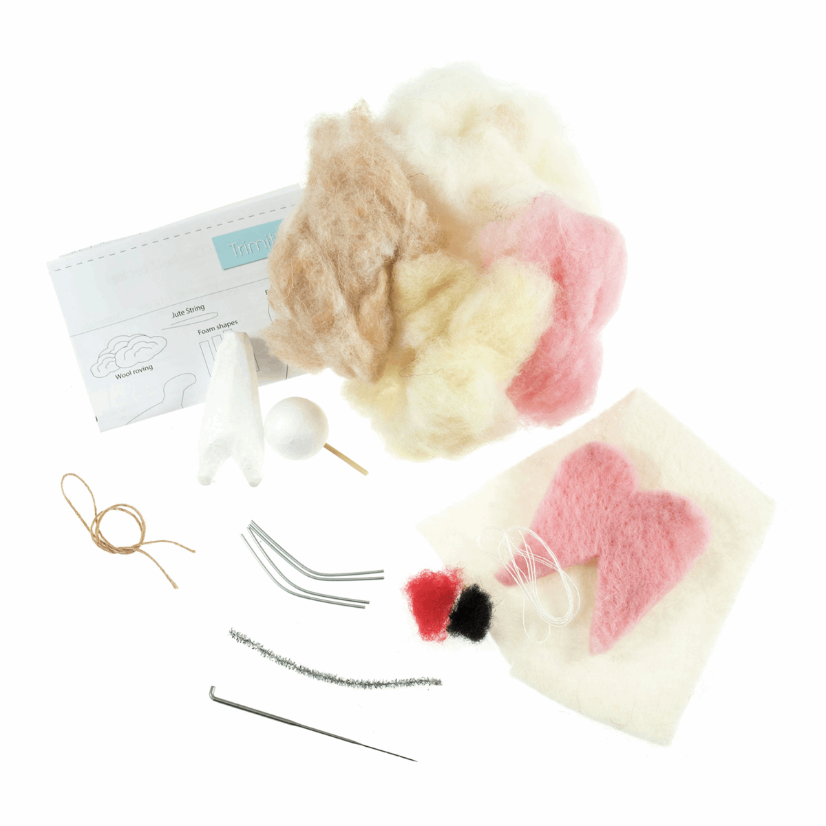 Trimits Needle Felting Kit - Angle