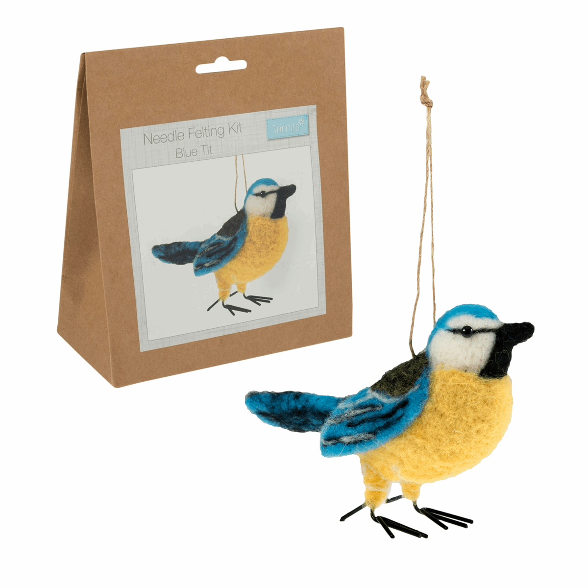 Trimits Needle Felting Kit - Blue Tit