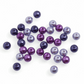 Trimits Purple Mix Strung Glass Pearls - 20cm x 6mm